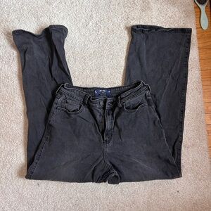 Hollister Black High-Rise Baggy Jean
